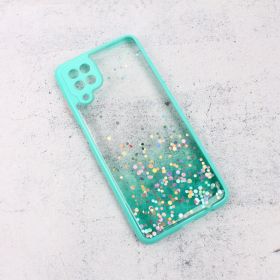 Futrola - maska Frame Glitter za Samsung A125F Galaxy A12 mint.