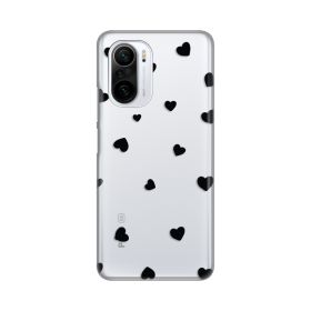 Silikonska futrola - maska print Skin za Xiaomi Poco F3 Hearts.