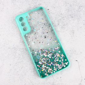 Futrola - maska Frame Glitter za Samsung G996B Galaxy S21 Plus 5G mint.