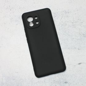 Silikonska futrola - maska Ultra Thin za Xiaomi Mi 11 mat crna.