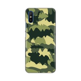 Silikonska futrola - maska print Skin za Xiaomi Redmi 9A Army.