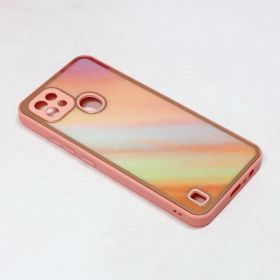 Futrola - maska Candy Marble za Realme C21 roze.