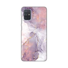 Silikonska futrola - maska print za Samsung A715F Galaxy A71 Pink Marble.