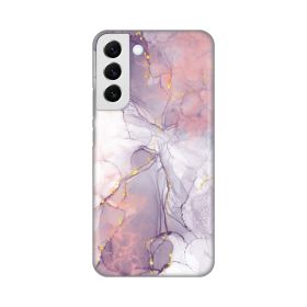 Silikonska futrola - maska print za Samsung Galaxy S22 Plus Pink Marble.