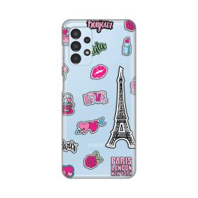 Silikonska futrola - maska print Skin za Samsung A135 Galaxy A13 4G Love Paris.