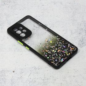 Futrola - maska Frame Glitter za Samsung A536 Galaxy A53 5G crna.