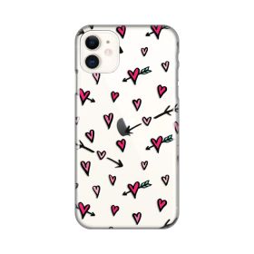 Silikonska futrola - maska print Skin za iPhone 11 6.1 Heart Pattern.