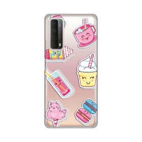 Silikonska futrola - maska print Skin za Huawei P Smart 2021 Ice cream.