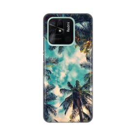 Silikonska futrola - maska print za Xiaomi Redmi 10C Palm Tree.