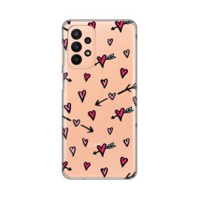 Silikonska futrola - maska print Skin za Samsung A235 Galaxy A23 Hearts Pattern.