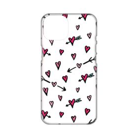 Silikonska futrola - maska print Skin za iPhone 14 Plus 6.7 Heart Pattern.