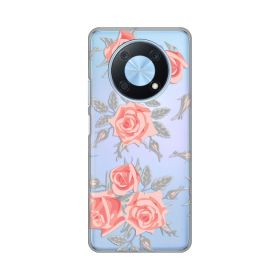 Silikonska futrola - maska print Skin za Huawei Nova Y90 Elegant Roses.