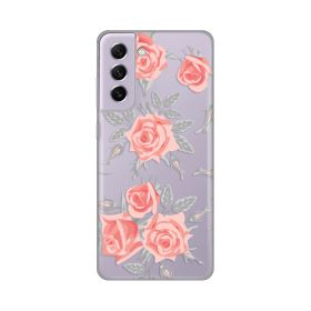 Silikonska futrola - maska print Skin za Samsung G990 Galaxy S21 FE Elegant Roses.