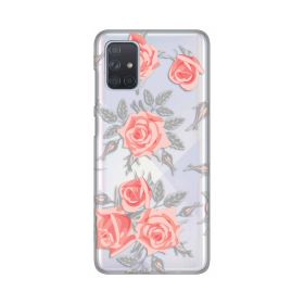 Silikonska futrola - maska print Skin za Samsung A715F Galaxy A71 Elegant Roses.