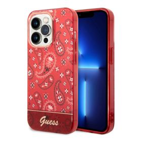 Futrola - maska Guess Hc IML Electro Cam Raisley za iPhone 14 Pro 6.1 crvena (GUHCP14LHGBNHR).