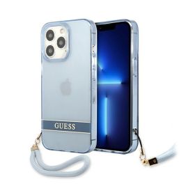 Futrola - maska Guess Hc PC/TPU Translucent za iPhone 13 Pro Max 6.7 plava (GUHCP13XHTSGSB).