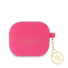 Futrola - maska Guess Silicone za Airpods 3 4G Charm pink (GUA3LSC4EF).