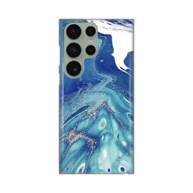 Silikonska futrola - maska print za Samsung S918B Galaxy S23 Ultra Blue Marble.