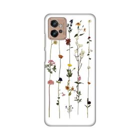 Silikonska futrola - maska print Skin za Motorola Moto G32 Flower.