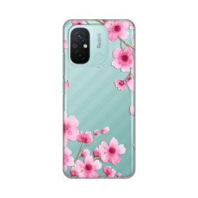 Silikonska futrola - maska print Skin za Xiaomi Redmi 12C Rose flowers.