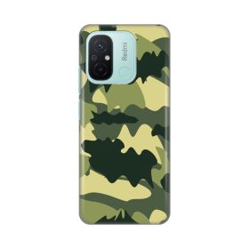 Silikonska futrola - maska print Skin za Xiaomi Redmi 12C Army.