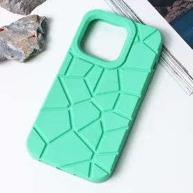 Futrola - maska Color Stone za iPhone 14 Pro 6.1 mint.