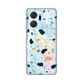 Silikonska futrola - maska print Skin za Huawei Honor X7a Terazzo Pattern.