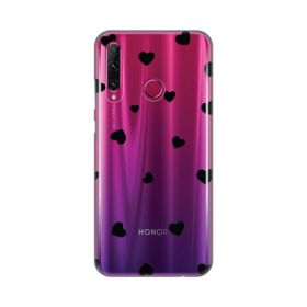 Silikonska futrola - maska print Skin za Huawei Honor 20 Lite/Honor 20e Hearts.