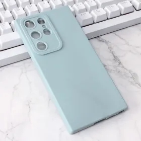 Futrola - maska Silikon Pro Camera za Samsung S918 Galaxy S23 Ultra svetlo plava.