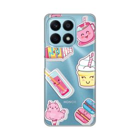 Silikonska futrola - maska print Skin za Huawei Honor X8a Ice cream.