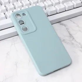 Futrola - maska Silikon Pro Camera za Samsung S911 Galaxy S23 5G svetlo plava.