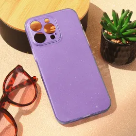 Futrola - maska Sparkle Dust za iPhone 14 Pro Max 6.7 ljubicasta.