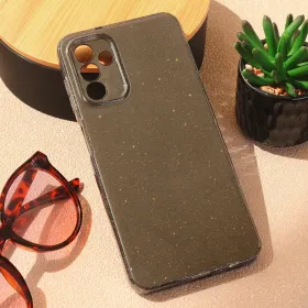 Futrola - maska Sparkle Dust za Samsung A136 Galaxy A13 5G/A047 Galaxy A04s crna.