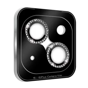 Zastita za kameru Diamond za iPhone 15 6.1 crna.