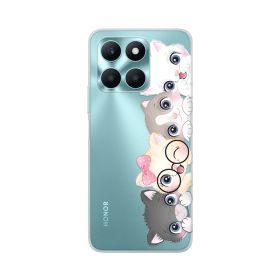 Silikonska futrola - maska print Skin za Huawei Honor X6a Cats.