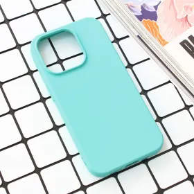 Futrola - maska Nano Silikon za iPhone 15 Pro 6.1 mint.