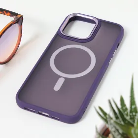Futrola - maska Magsafe colorful za iPhone 15 Pro Max 6.7 ljubicasta.
