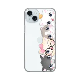Silikonska futrola - maska print Skin za iPhone 15 Plus 6.7 Cats.