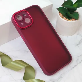 Futrola - maska Shining Camera za iPhone 15 6.1 crvena.