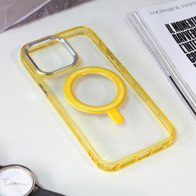 Futrola - maska Frame Magsafe za iPhone 14 Pro Max 6.7 zuta.