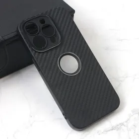 Futrola - maska Carbon Stripe za iPhone 14 Pro 6.1 crna.