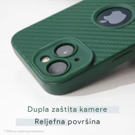 Futrola - maska Carbon Stripe za Huawei Honor X7a plava.