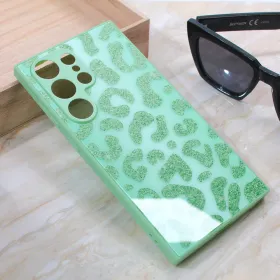 Futrola - maska Shiny glass za Samsung S928B Galaxy S24 Ultra svetlo zelena.