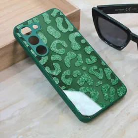 Futrola - maska Shiny glass za Samsung S911B Galaxy S23 zelena.