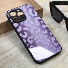 Futrola - maska Shiny glass za iPhone 13 Pro Max 6.7 ljubicasta.