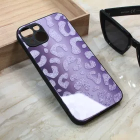 Futrola - maska Shiny glass za iPhone 14 6.1 ljubicasta.