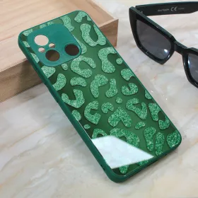 Futrola - maska Shiny glass za Xiaomi Redmi 12C zelena.