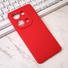 Futrola - maska Silikon Pro Camera za Xiaomi Redmi Note 13 Pro 4G (EU) crvena.