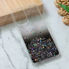 Silikonska futrola - maska Glitter za Samsung A525 Galaxy A52 4G/A526 Galaxy A52 5G/A528B Galaxy A52s 5G crna.