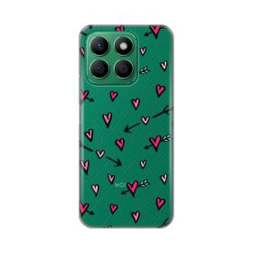 Silikonska futrola - maska print Skin za Huawei Honor X8b Heart Pattern.